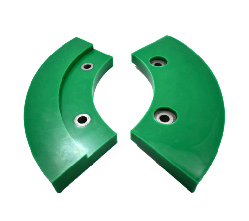Classifier Shoes - Polyurethane Bonded To Metal Inserts