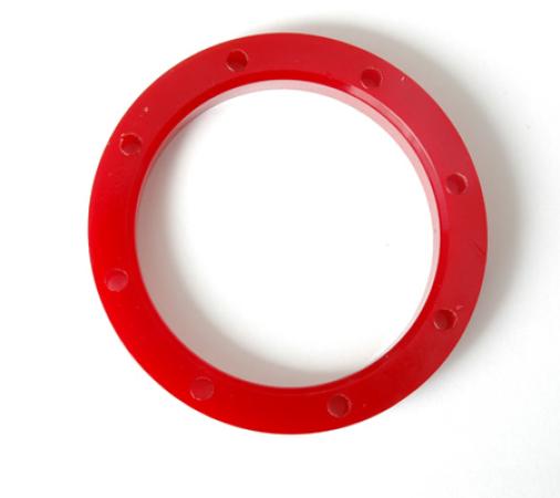 Polyurethane Ring With Countersunk Bolt Hole Pattern