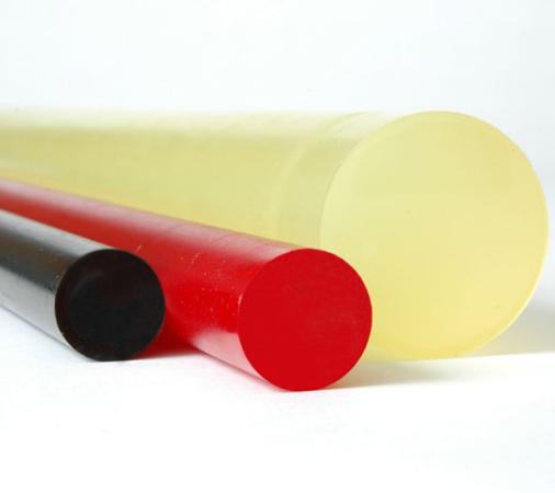 Polyurethane Rods black/red/natural