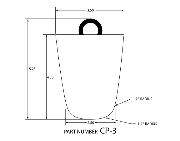 3" Conical Plug
