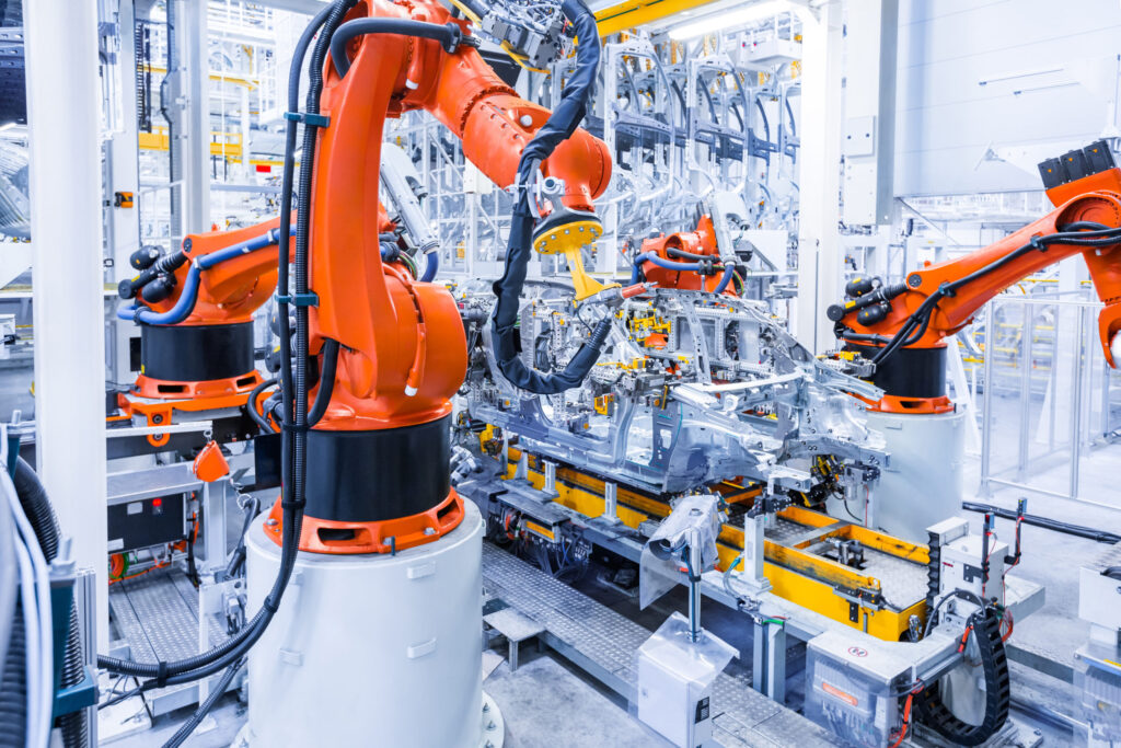 Vibration dampening and shock absorbing urethane components in robots
