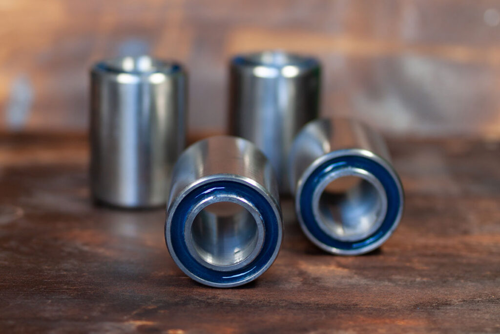 Polyurethane bushings - metal filled blue bushings