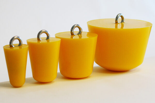 Conical Urethane 6" Drain Plug - Stock# CP-6