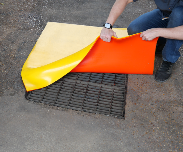 Original Drain Protector - Square Drain Cover - 42" x 42" - Dual Layer - Stock# PSI-42
