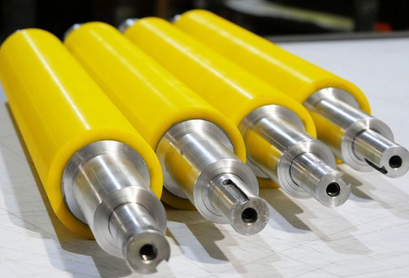 Bonded roller recover - yellow