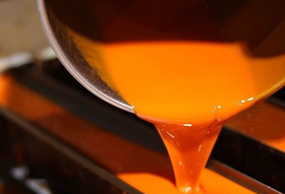 orange material